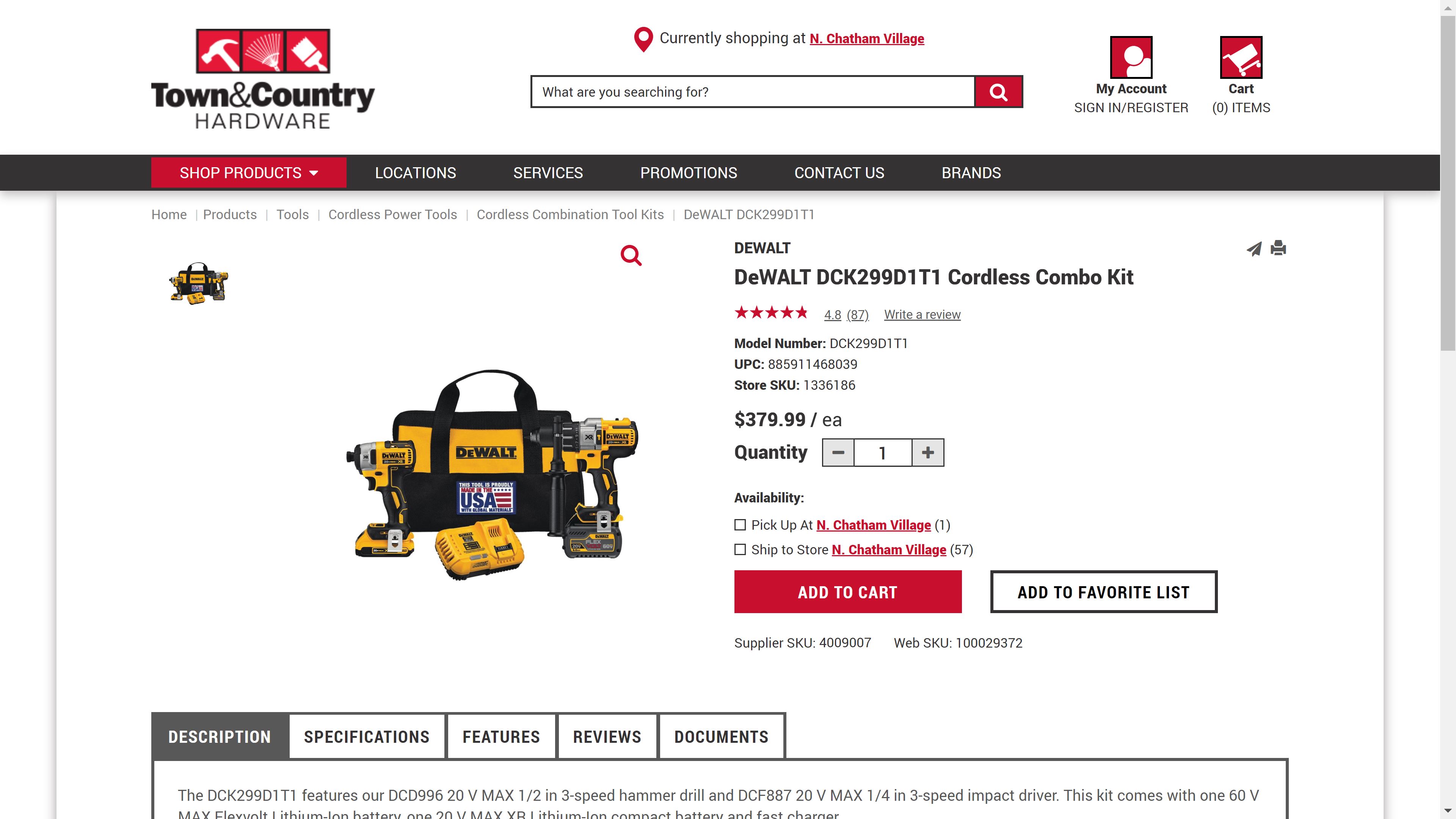 b2b examples in ecommerce town and country hardware