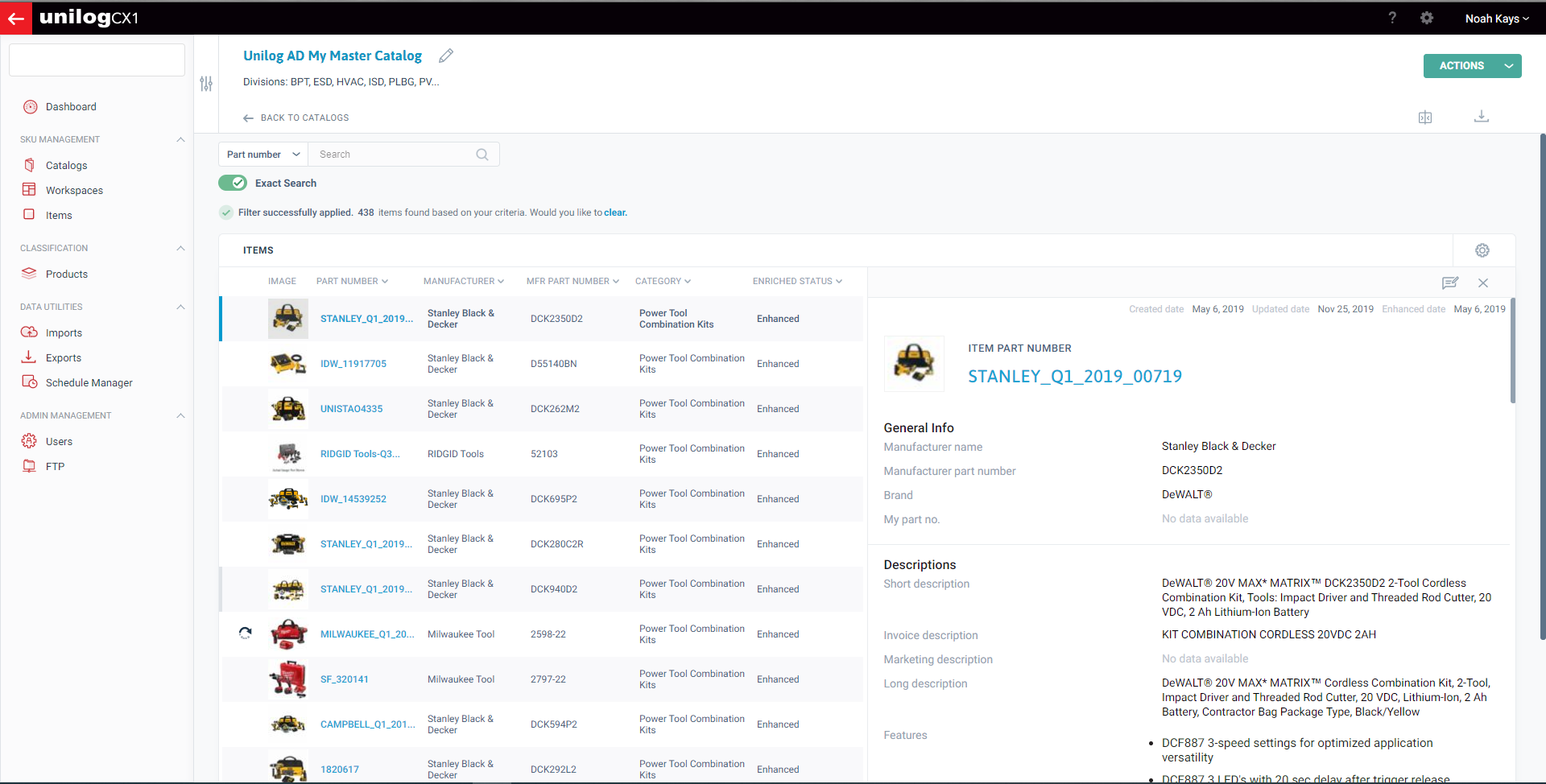 User-friendly interface allows for easy data management