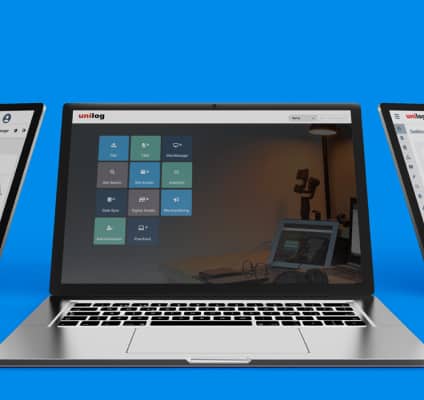 CX1 eCommerce Three laptops side by side with eCommerce websites open.