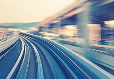 Porter Supply Case Study Highway with multiple lanes with a blur effect.
