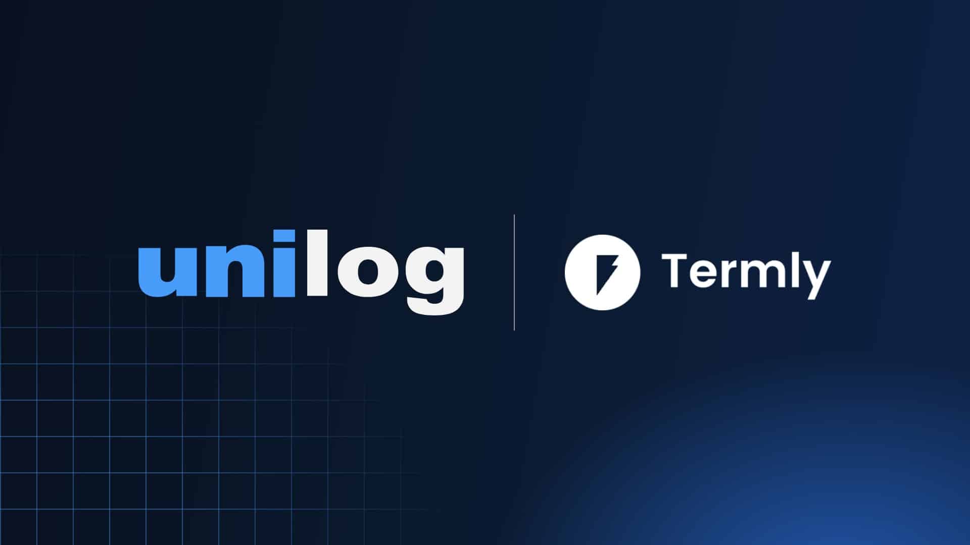 Unilog and Termly logos