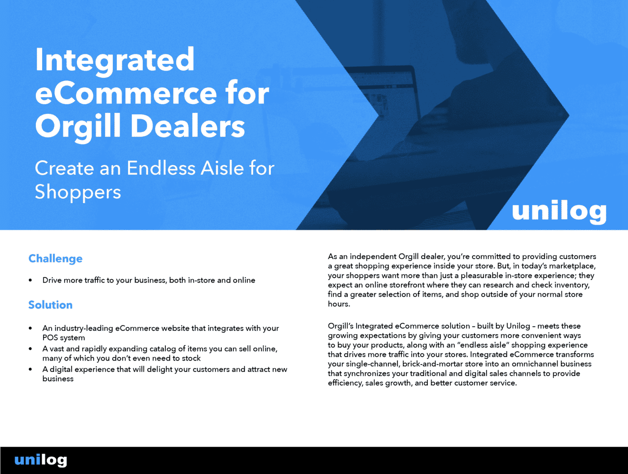 Orguli Orgill & Unilog: Integrated eCommerce & Product Content