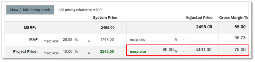 SPEX Builder Profit Margin Calculator Step 2-2