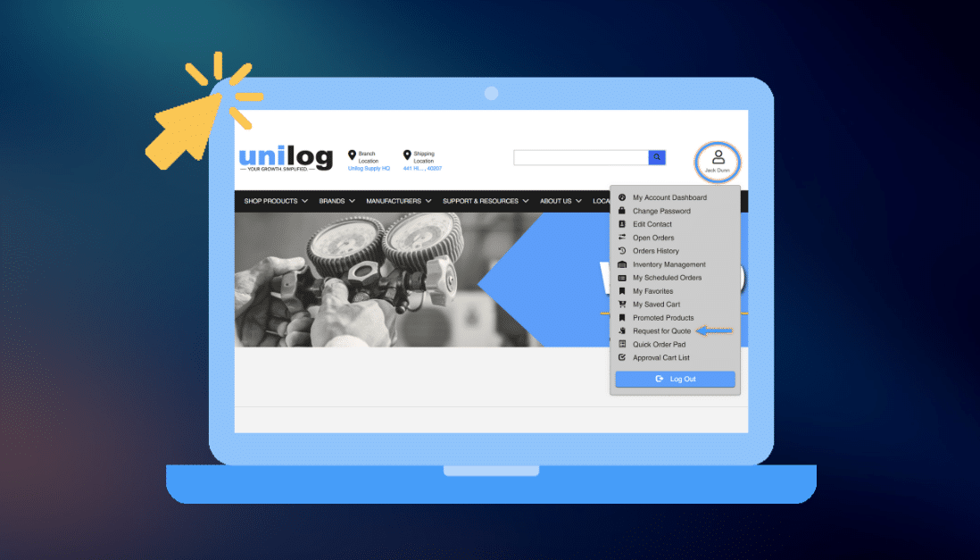 Unilog RFQ Feature