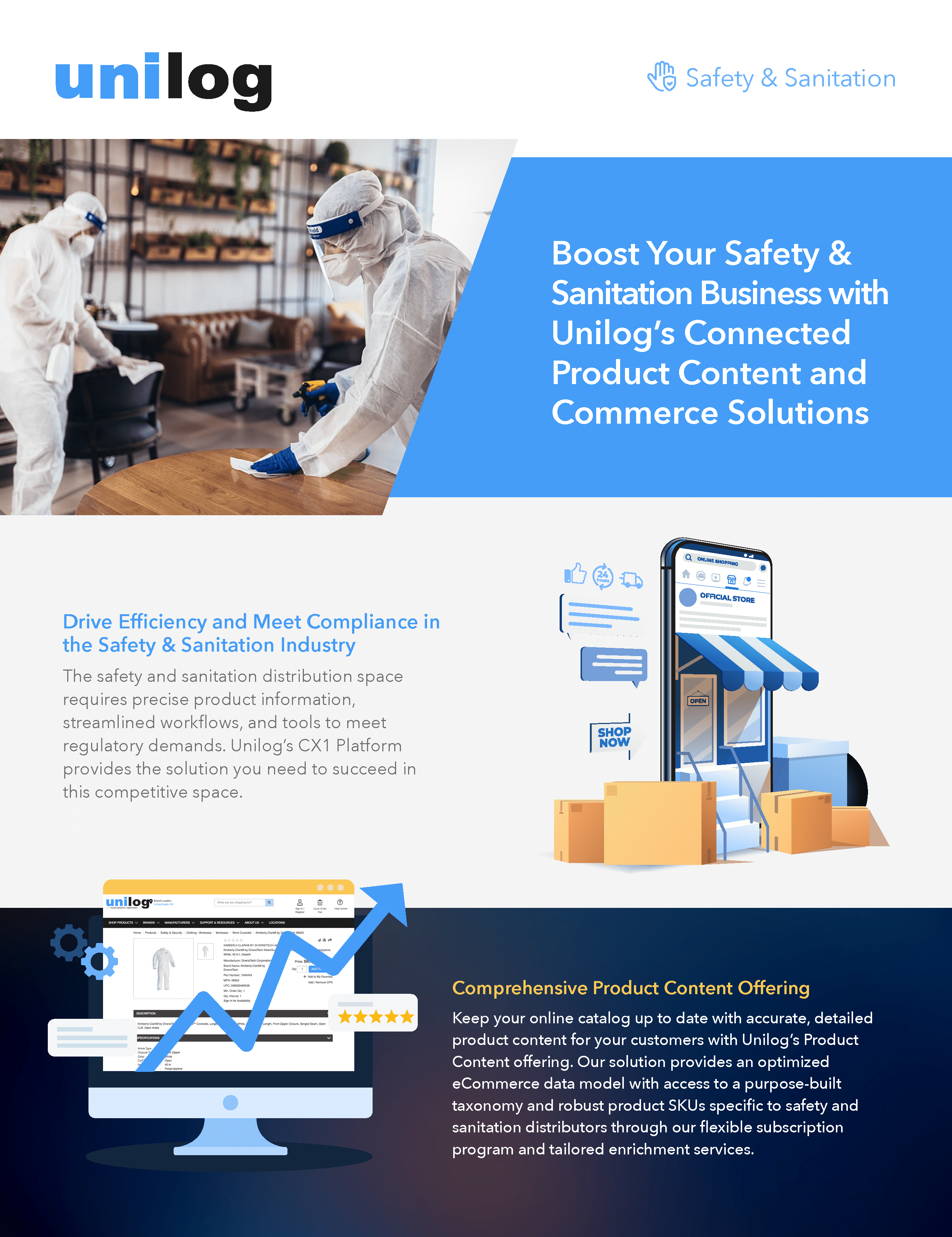 Unilog Industry Flyer - Safety and Sanitation