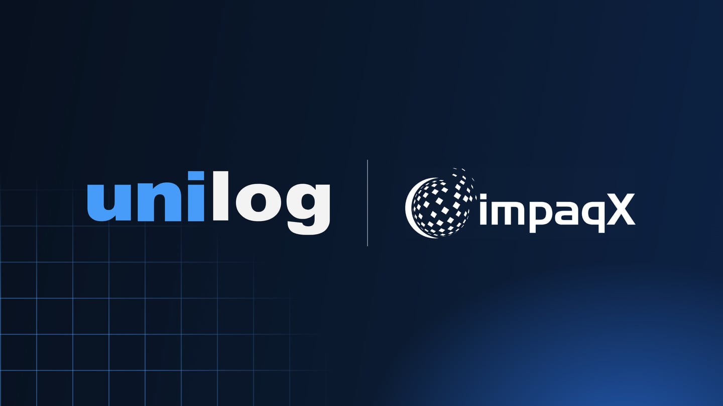Unilog and impaqX logos