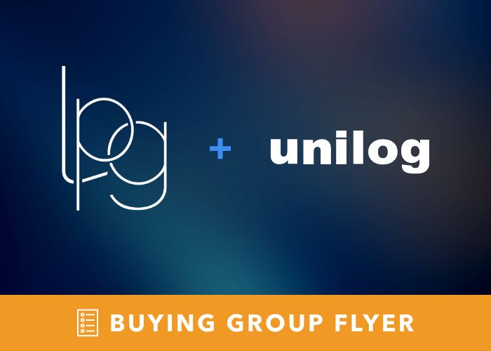 LPG + Unilog: Buying Group Flyer