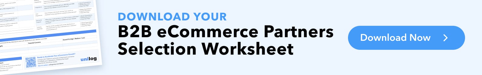 Download your B2B eCommerce Partners Selection Worksheet