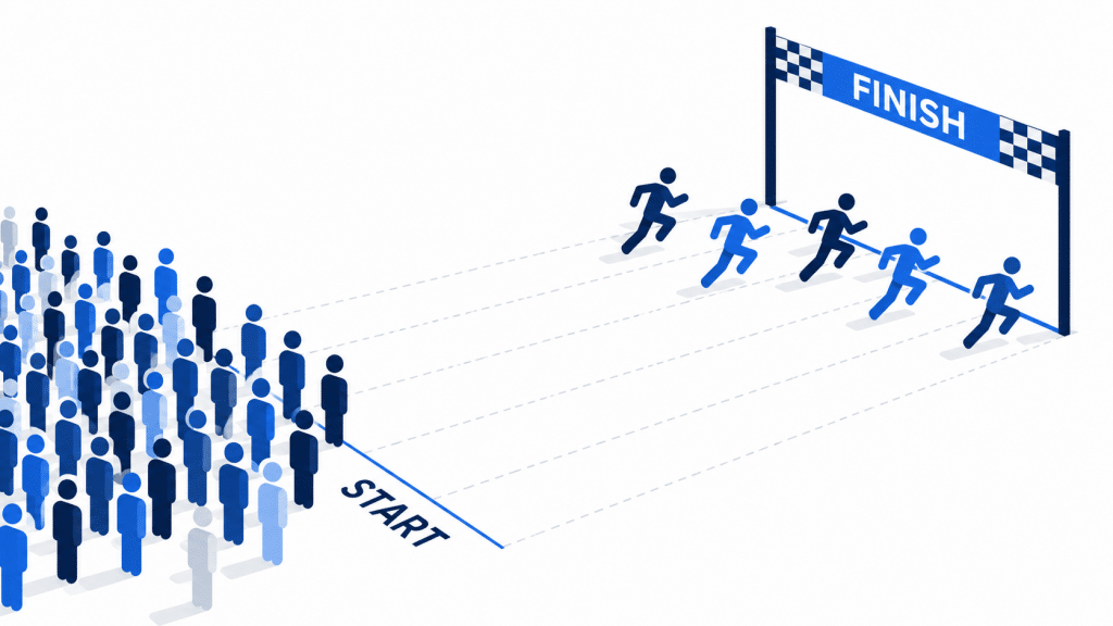 finishing the race