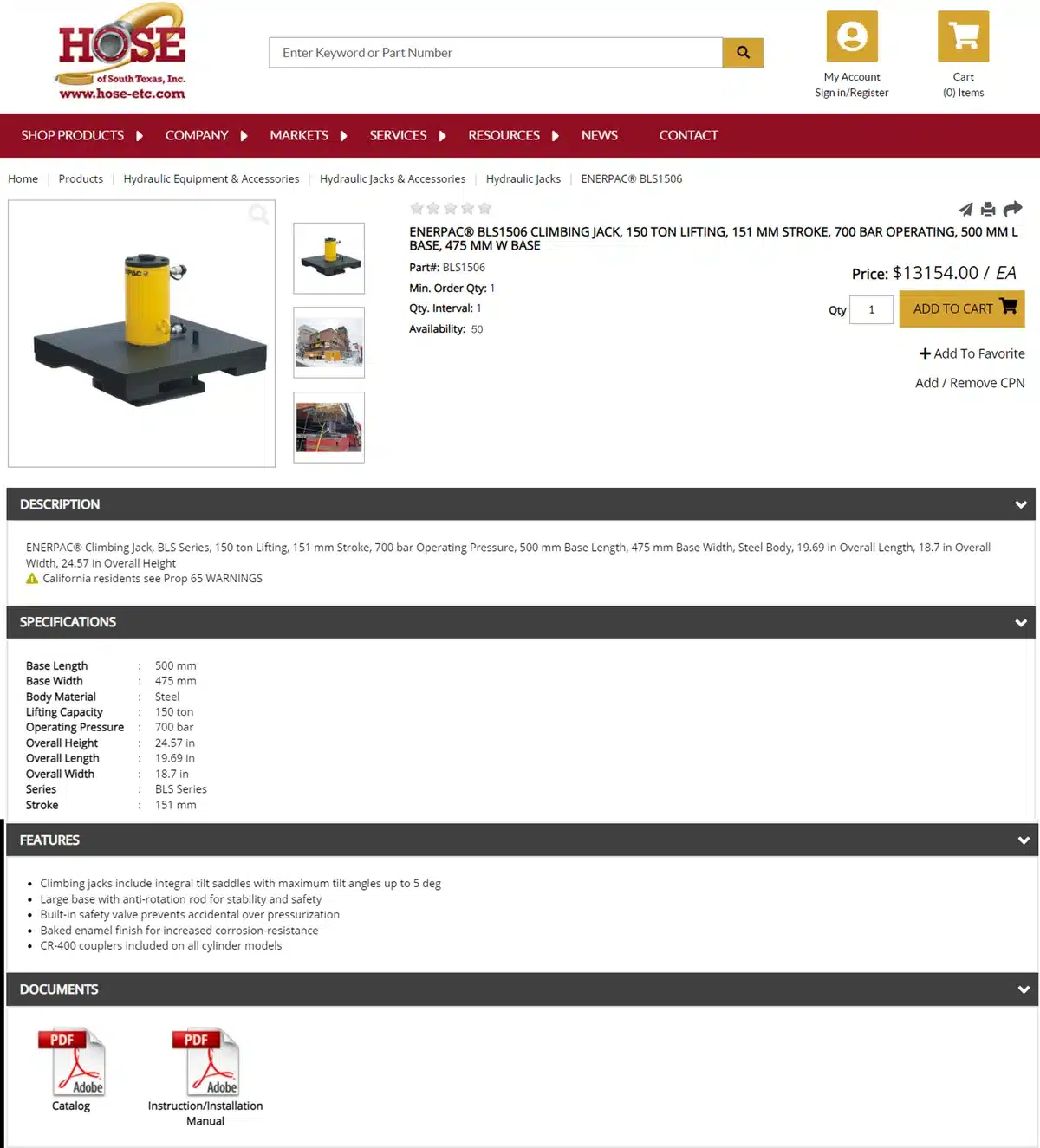 ARG Industrial — CX1 storefront on the web