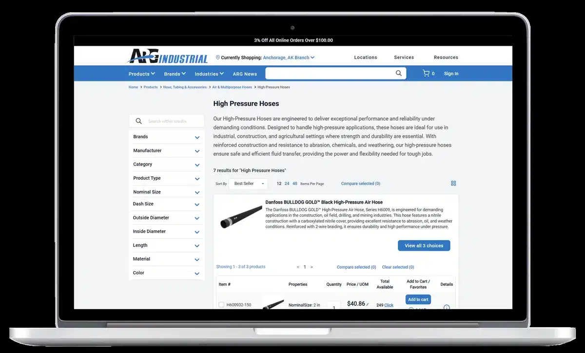 The Bourneuf Corporation — CX1 storefront on a laptop
